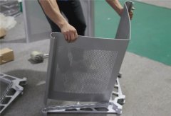 4 seat airport chair installation