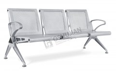 Triangle beam stainless steel airport chair
