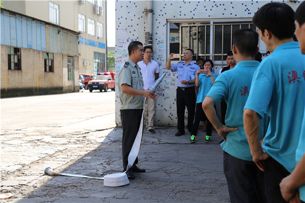 Oshujian Company held the fire drill(图4)