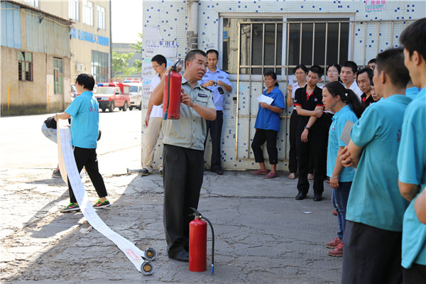 Oshujian Company held the fire drill(图5)