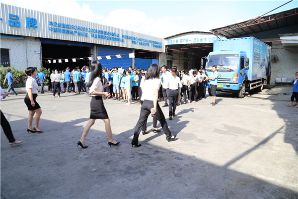 Oshujian Company held the fire drill(图3)