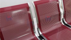 Different airport chairs have different seat backplane