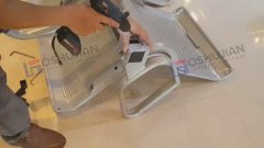Thickening airport link chair installation method display