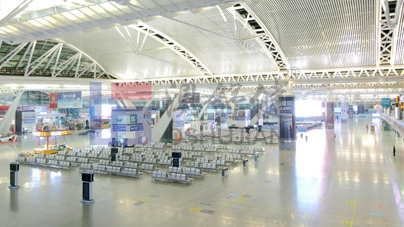 Guangzhou South Railway Station waiting chair seating solution(图1)