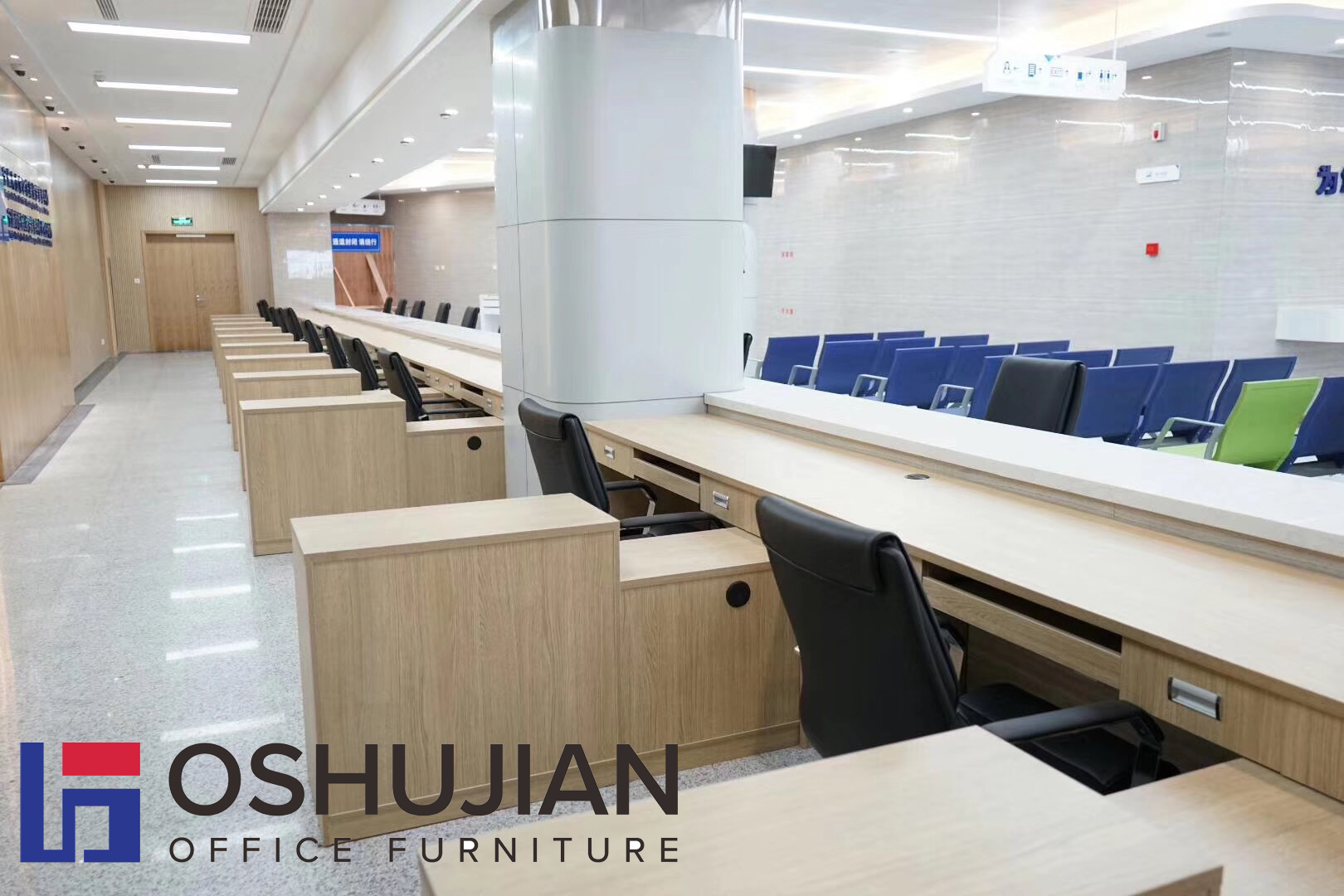 China Ningbo Government Fund Office Hall waiting seating solution(图3)