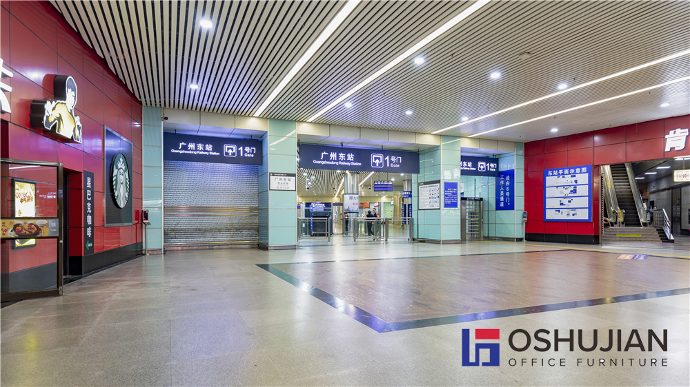 Guangzhou East Railway Station waiting seating project(图1)