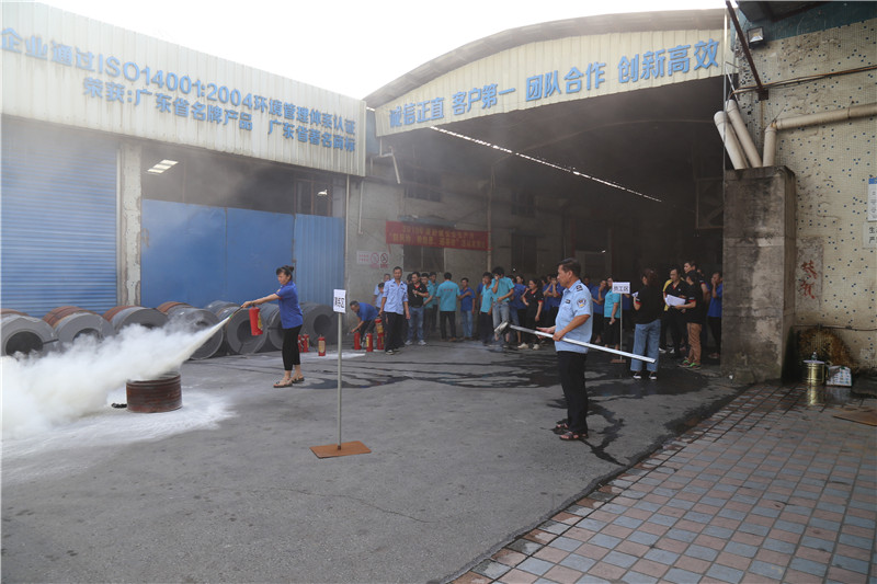 Oshujian Company held a fire drill(图2)